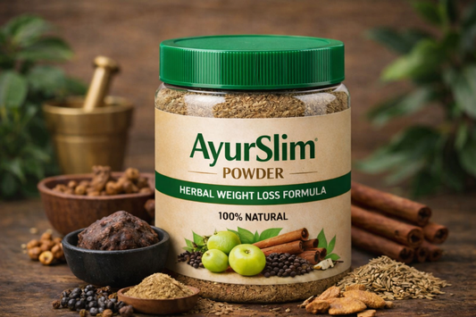AyurSlim Herbal Weight Loss Powder - 100% Natural Ayurvedic Formula