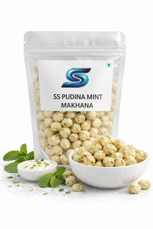 Pudina Mint Makhana - Fresh Roasted Fox Nuts Snack